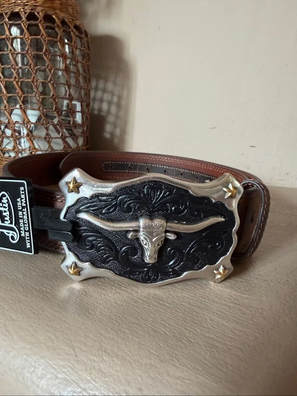 NWT Justin belt & buckle